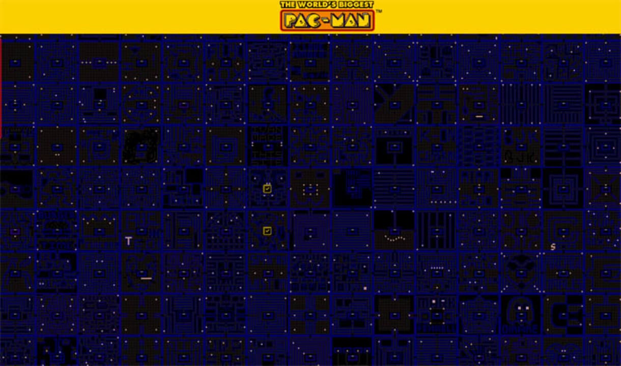 Interfaz de World's Biggesr Pac  Man