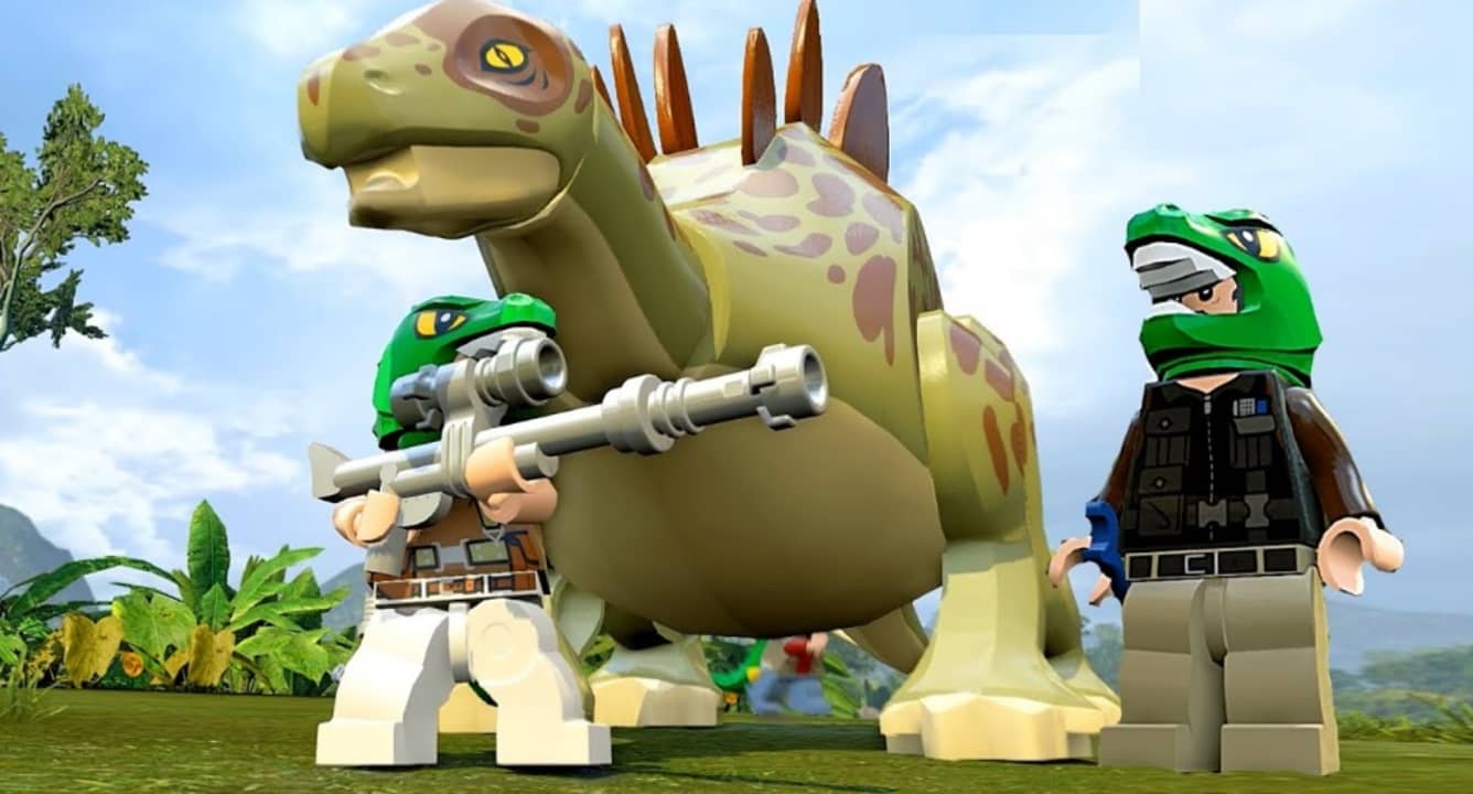 Disfraces de dinosaurio en LEGO Jurassic World