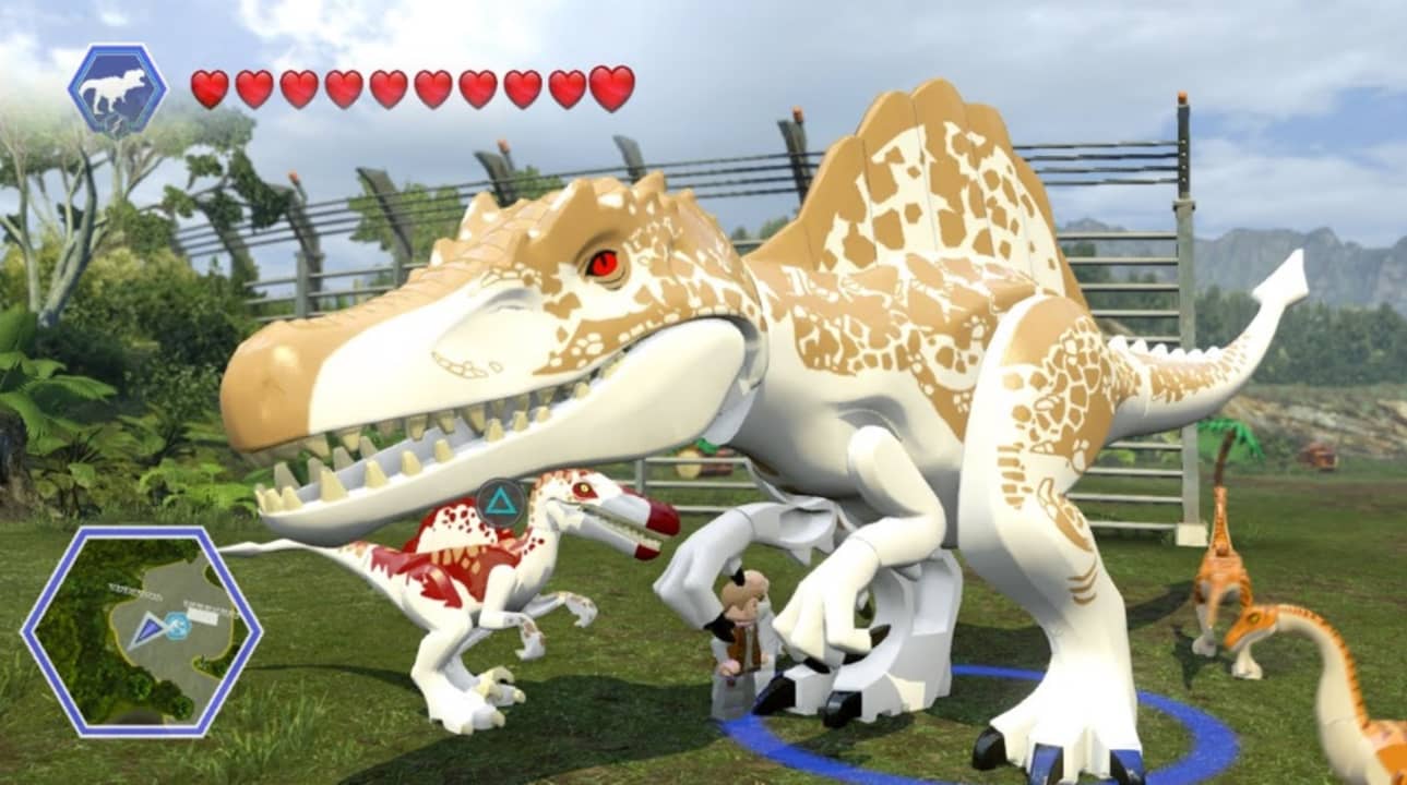 Espinorausio en LEGO Jurassic World