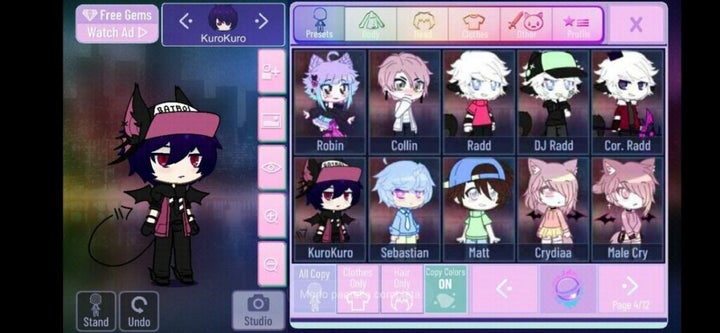 mi personaje de gacha en el mod de ( gacha nox ) ^^♡ em 2023