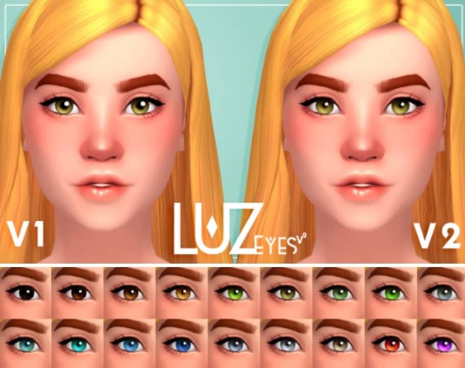 Mod para dar luz a los ojos en Los Sims 4