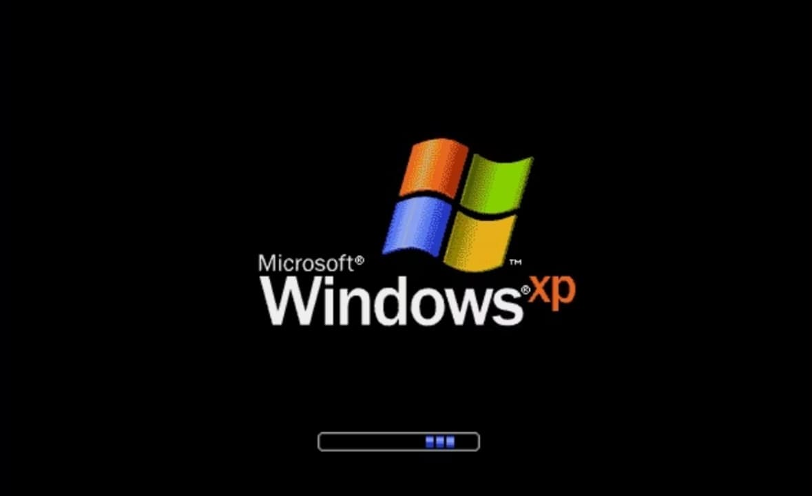 Pantalla de carga de Windows XP
