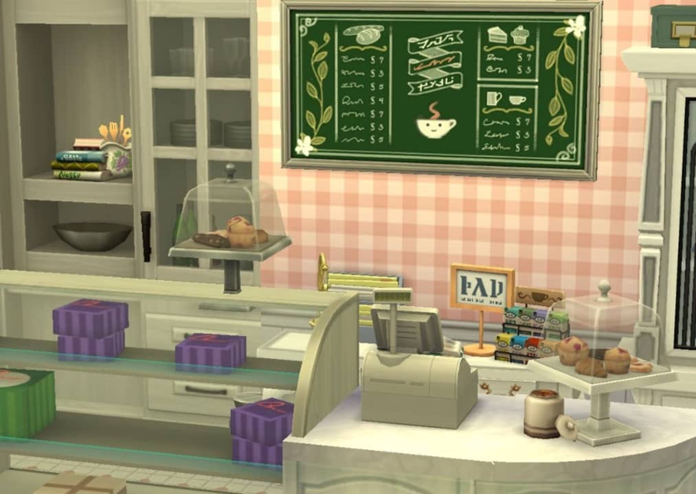 Pastelería en Los Sims 4