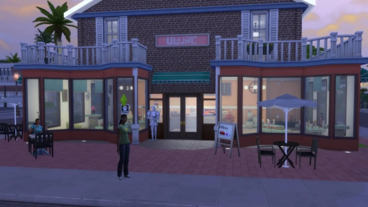 Tienda en Los Sims 4: ¡A Trabajar!