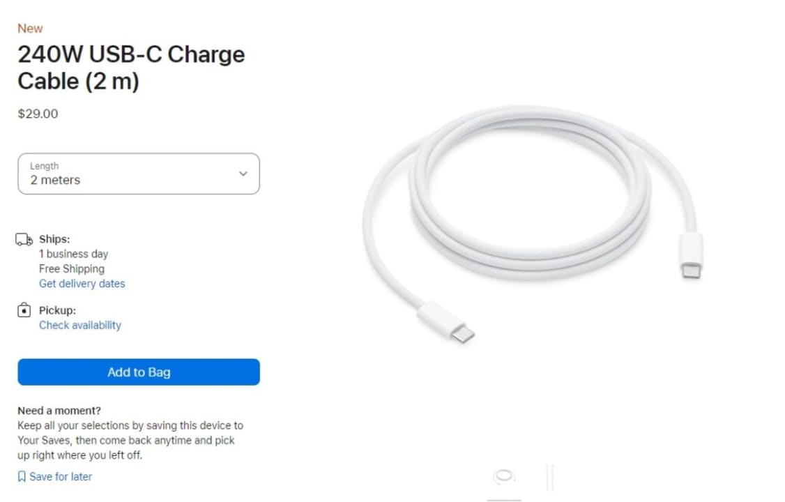 Aparecen los primeros cables USB-C del iPhone 15: ¿va a sacar Apple un cargador  USB-C propio?