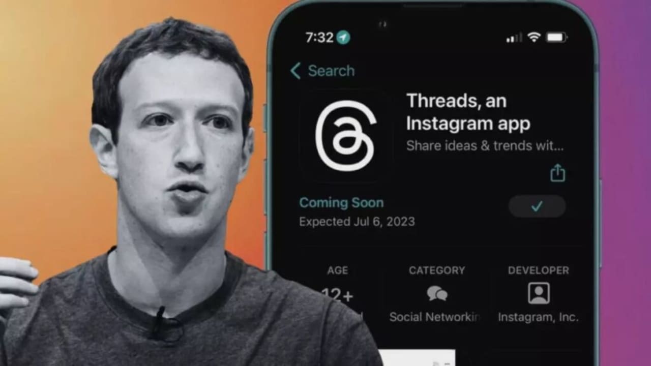 Red social Threads y Mark Zuckerberg
