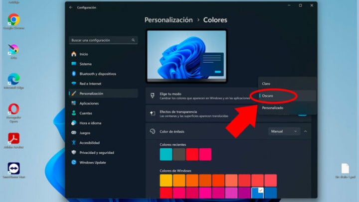 Tutorial: Cómo Activar El Modo Oscuro En Windows 11 - Softonic