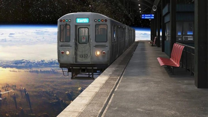 Train sur la Lune projet de la NASA