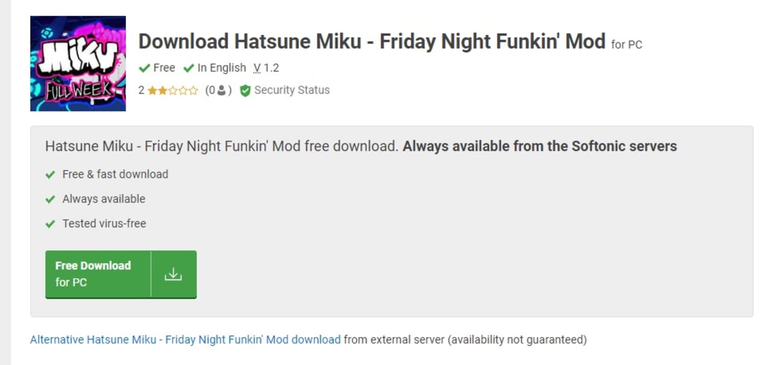 FRIDAY NIGHT FUNKIN' X MIKU free online game on