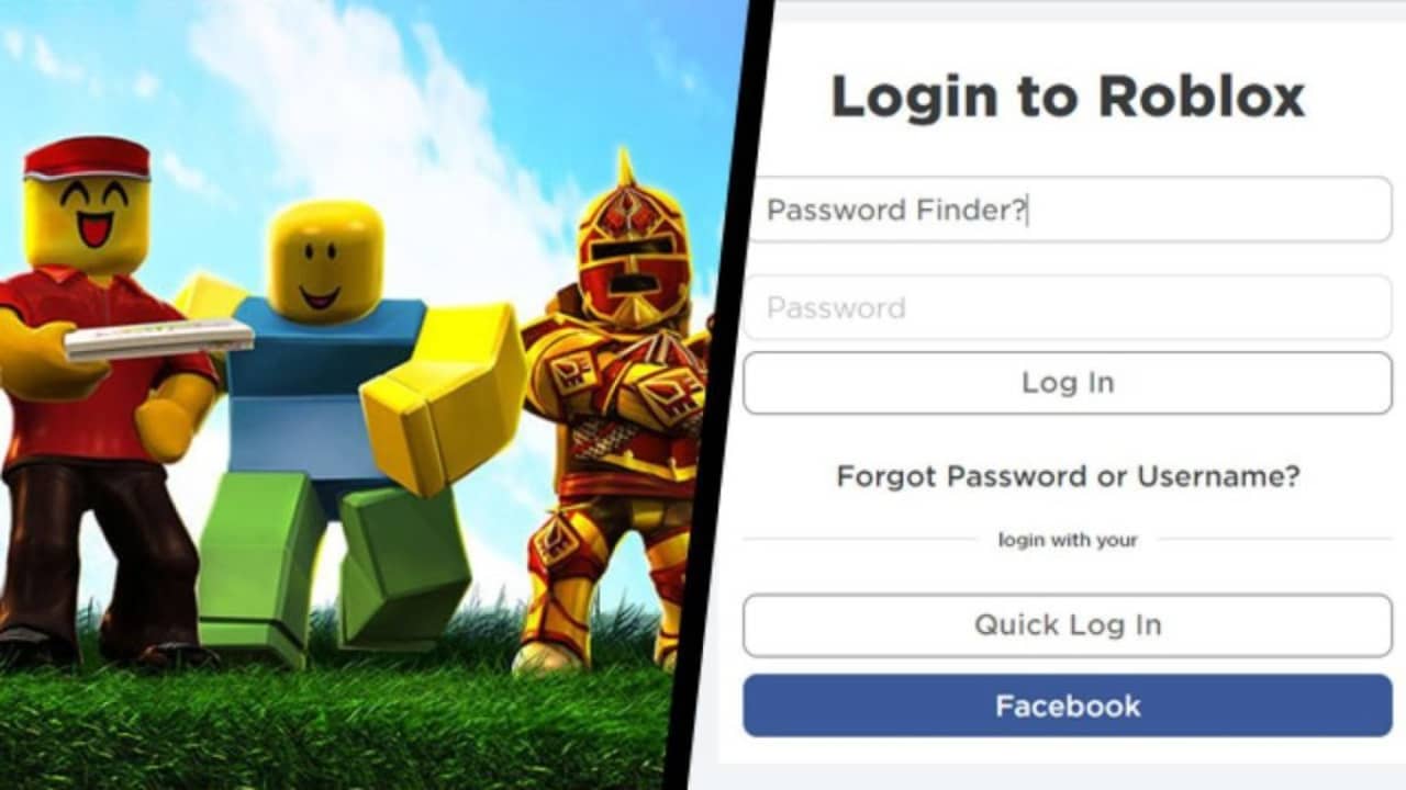 Roblox: Step 1: Log in to Roblox