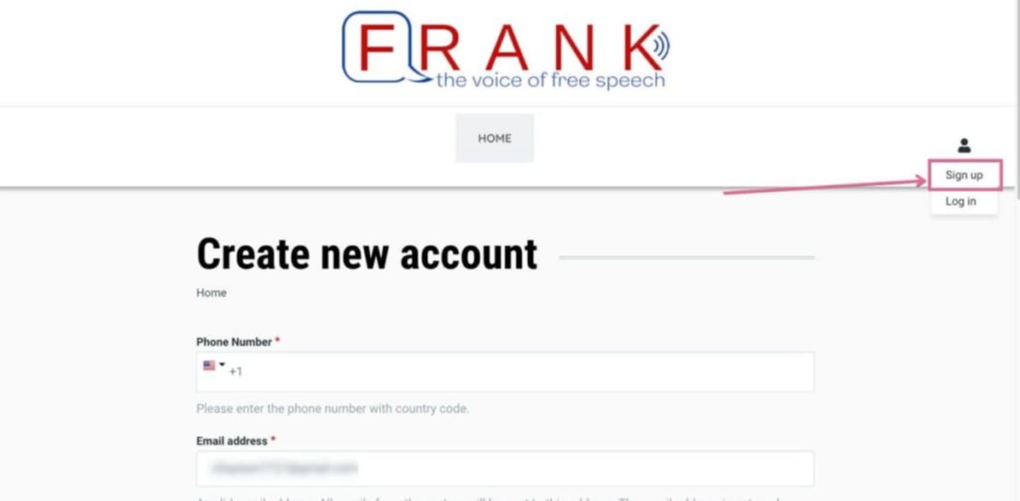 How to Create an Account on Frank Speech in 3 Fast Steps