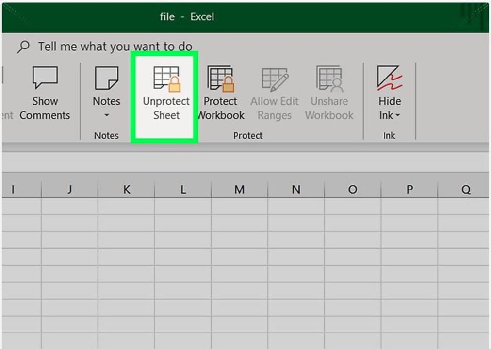 How to Unlock Microsoft Excel