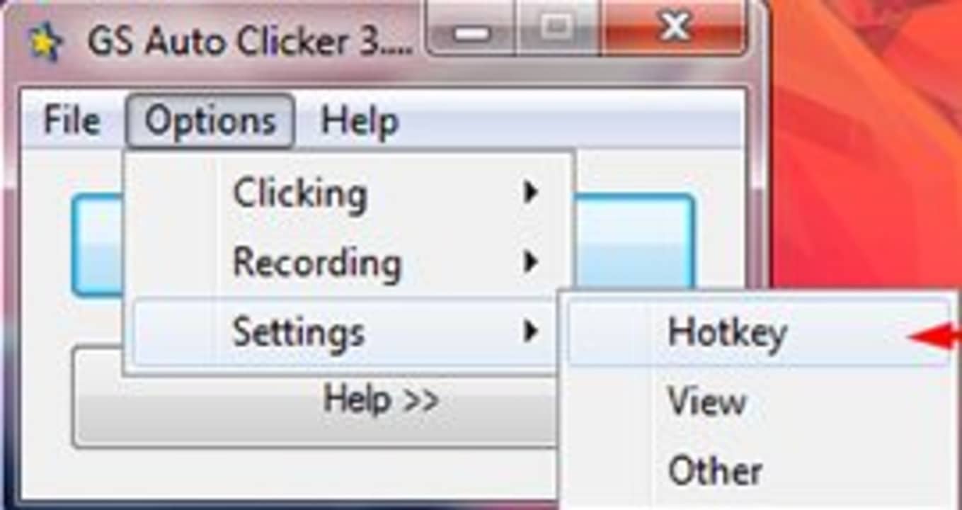 How to do keyboard macros GS Auto Clicker