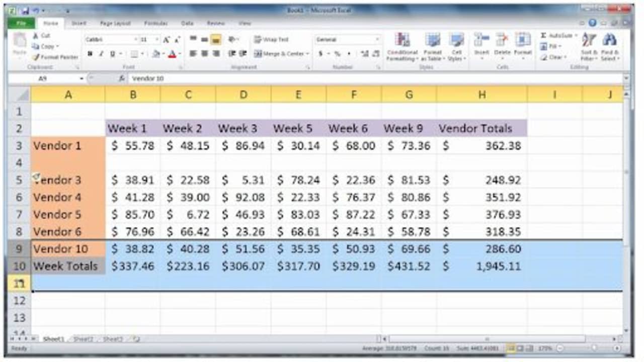 Microsoft Excel Tips