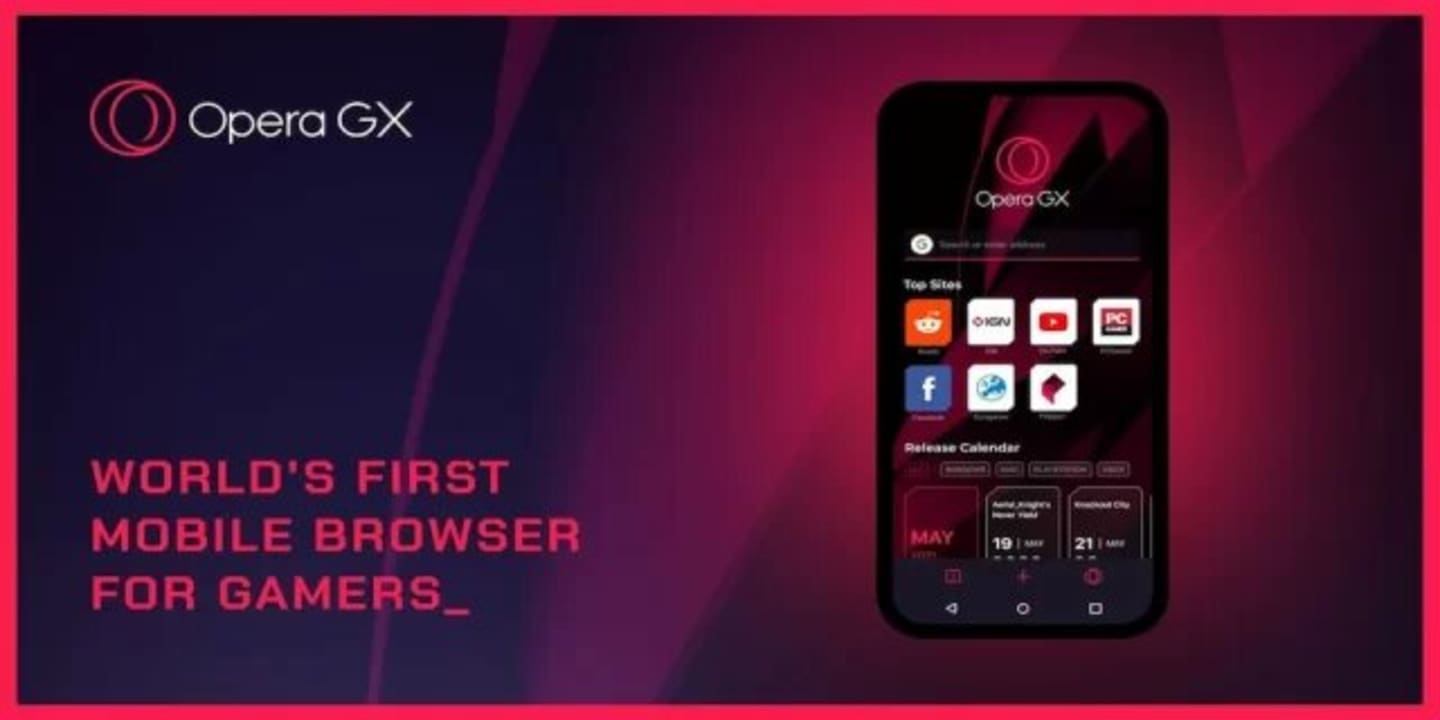 Opera GX Mobile Launches as the First Smartphone Gaming Browser 