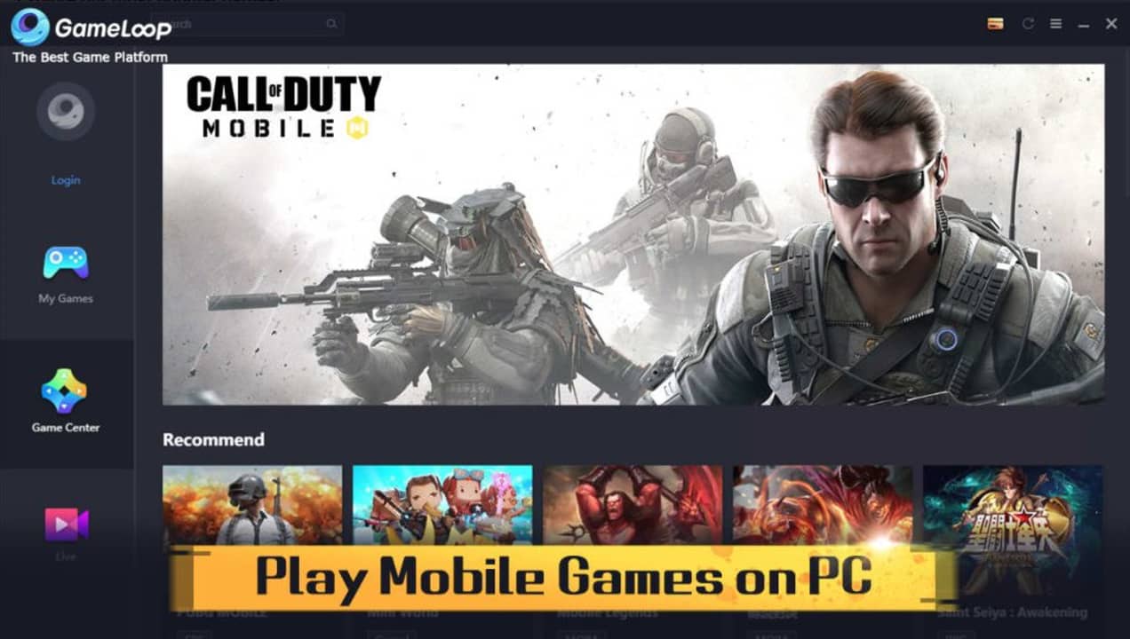 Play your favorite Android games on PC with Gameloop