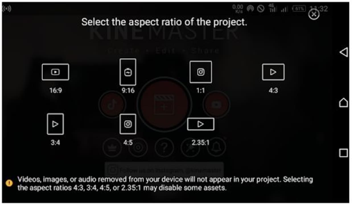 How to Get Videos from Cellphone Files on Kinemaster Pro Android App