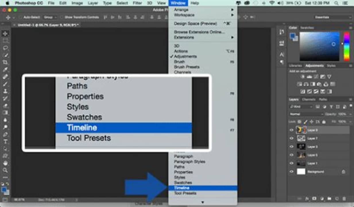 How to make a gif in photoshop
