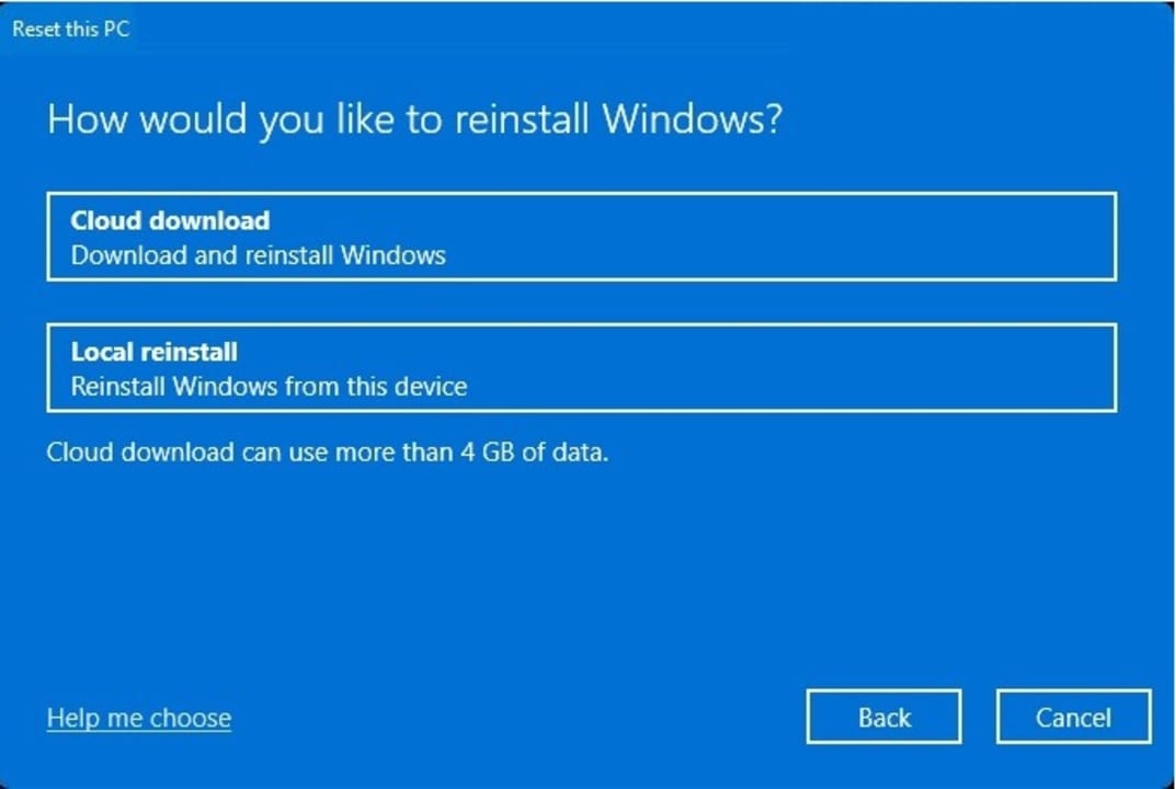 How to Reset Windows 10 and 11 using Factory Reset