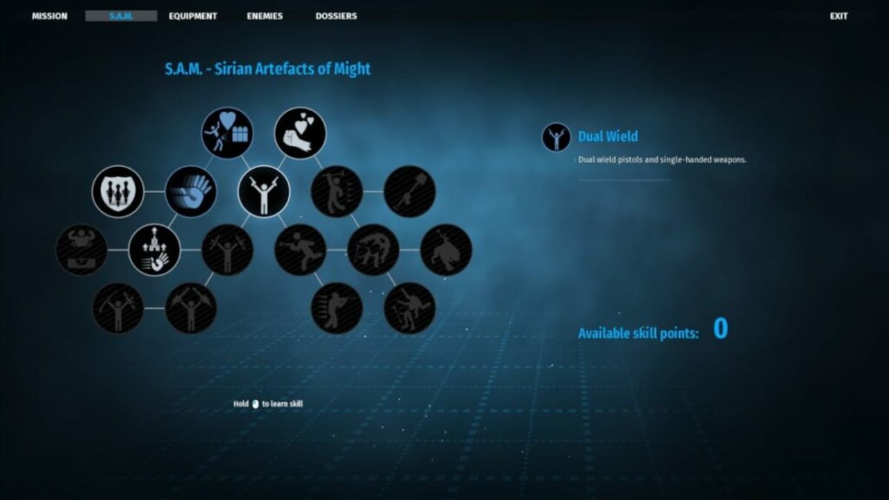 image of Serious Sam: Siberian Mayhem skills UI