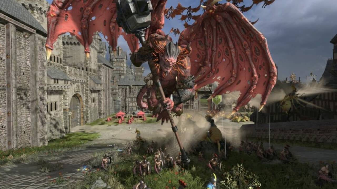 image of customized Daemon Prince in Total War: Warhammer 3