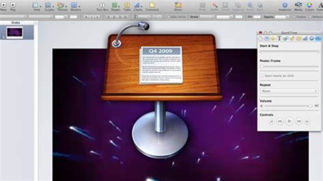 How to make a presentation on Apple Keynote