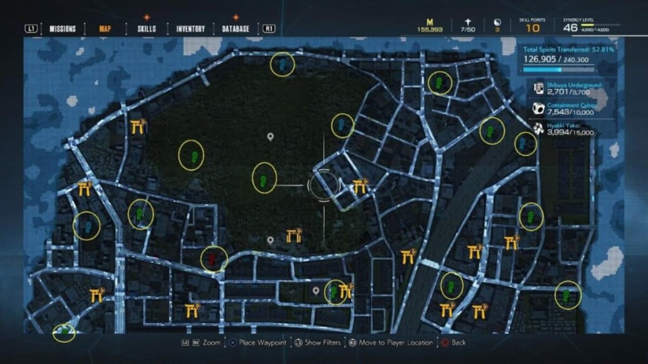 image of map from Ghostwire Tokyo