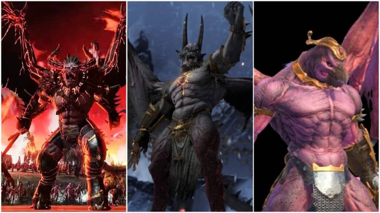 images of Total War: Warhammer III demon prince Ragnar
