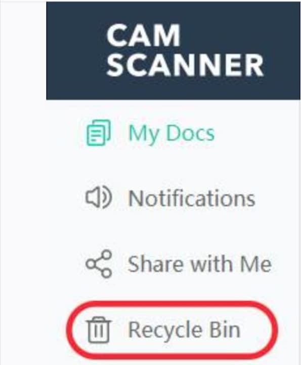 How to recover deleted files from CamScanner
