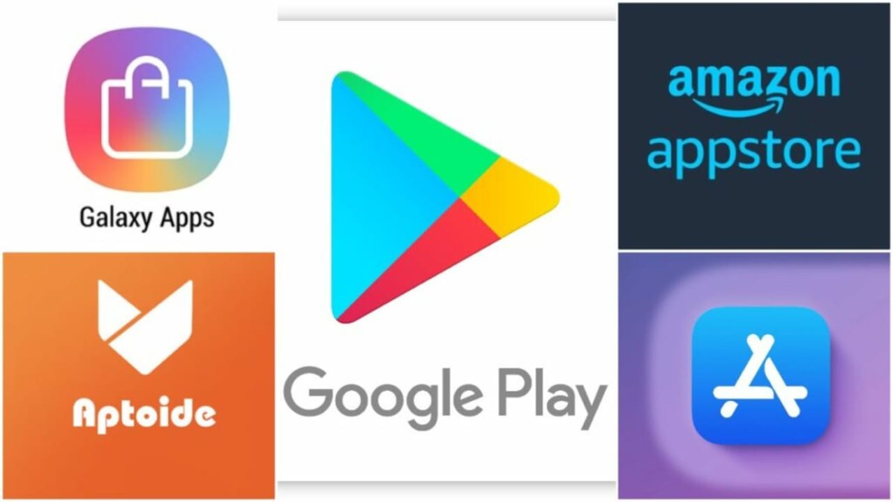 image of app store logos