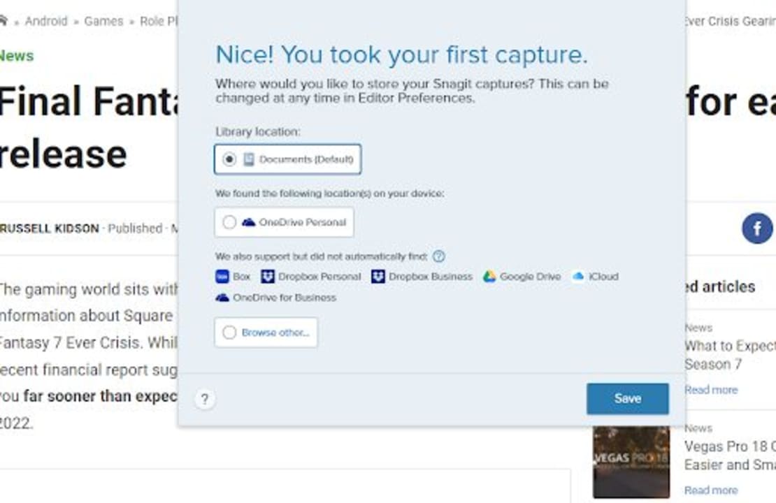 How to use Snagit to capture your screen