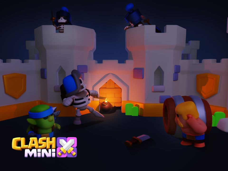 Clash Mini is like a virtual chess game