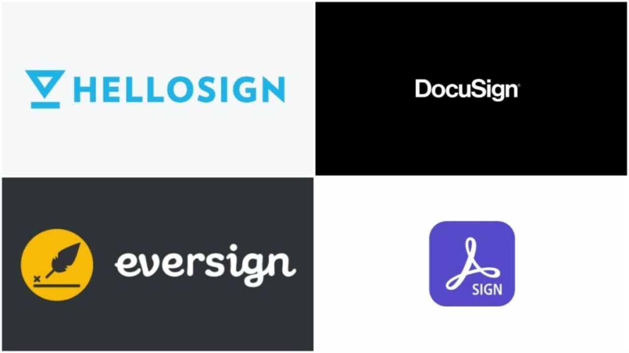 image of signNow competitor logos