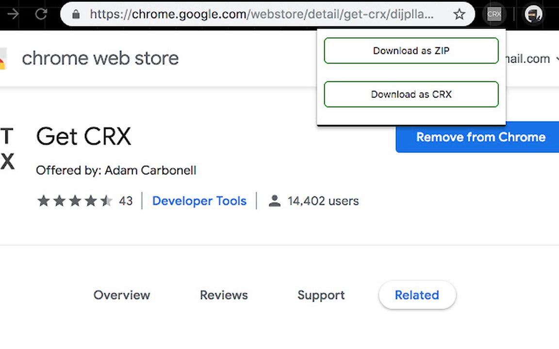 Consider adding a CRX ripper Chrome before manually install the ShowPassword extension