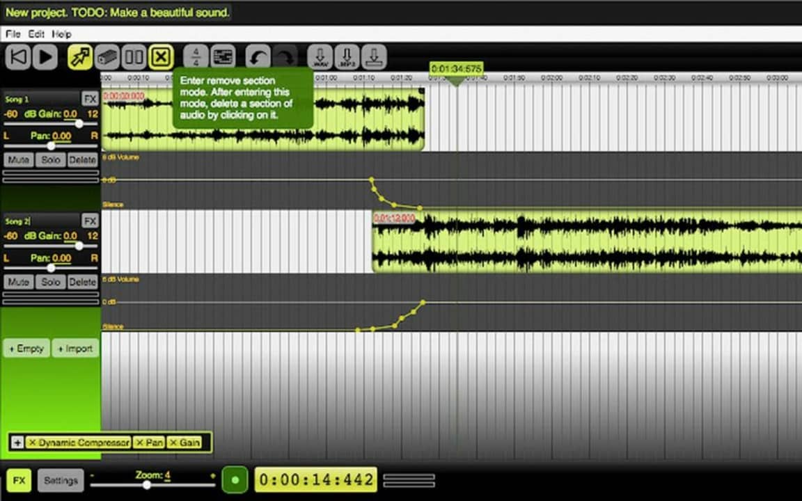 Beautiful Audio Editor extension