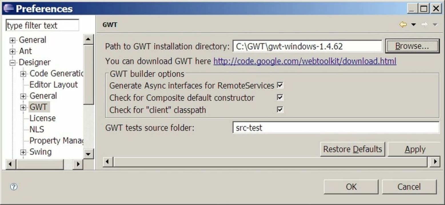 Download GWT to your computer