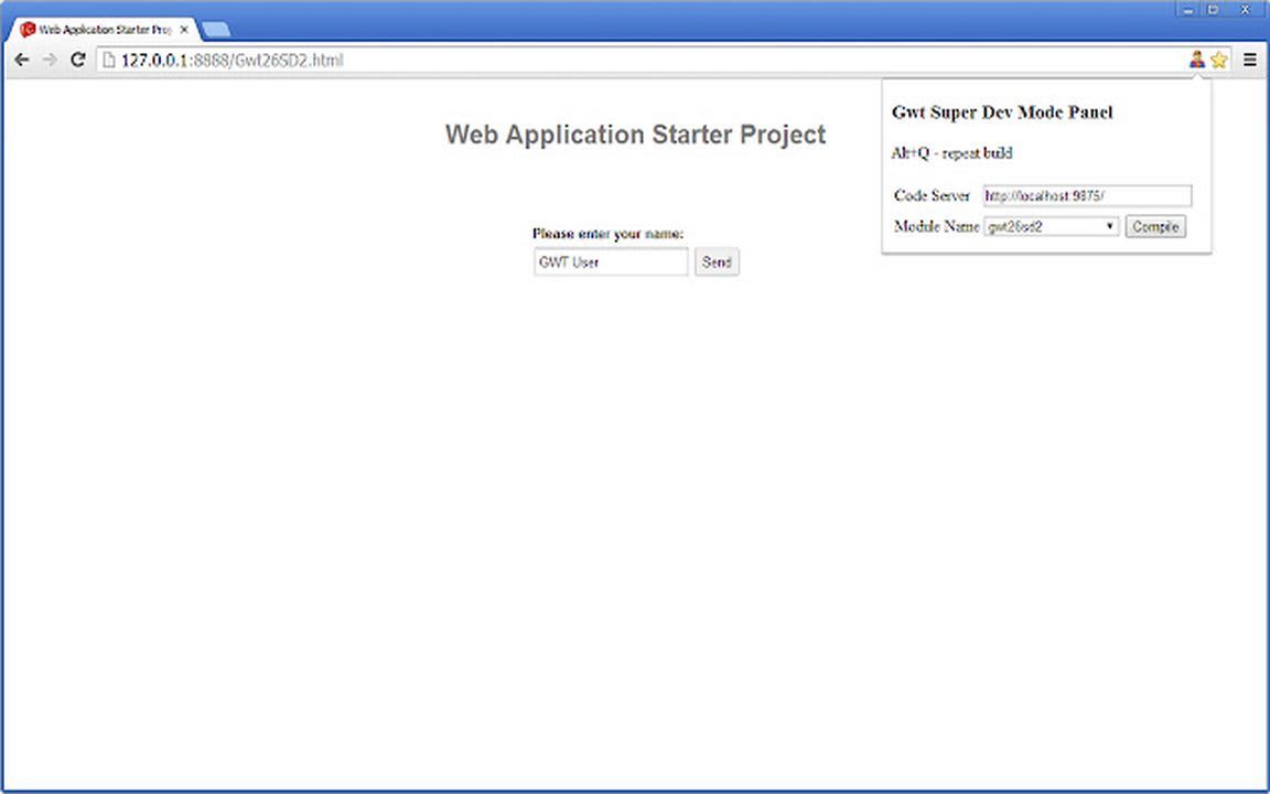 Download the GWT Super Dev Button extension for Chrome and test to ensure all modules reload and combine