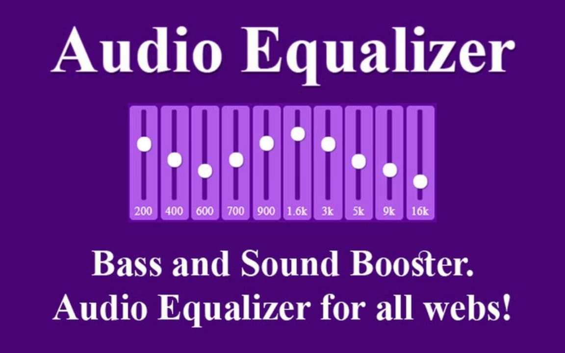 Audio Equalizer EQ extension