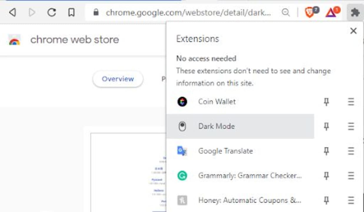 How to use Dark Mode for Chrome