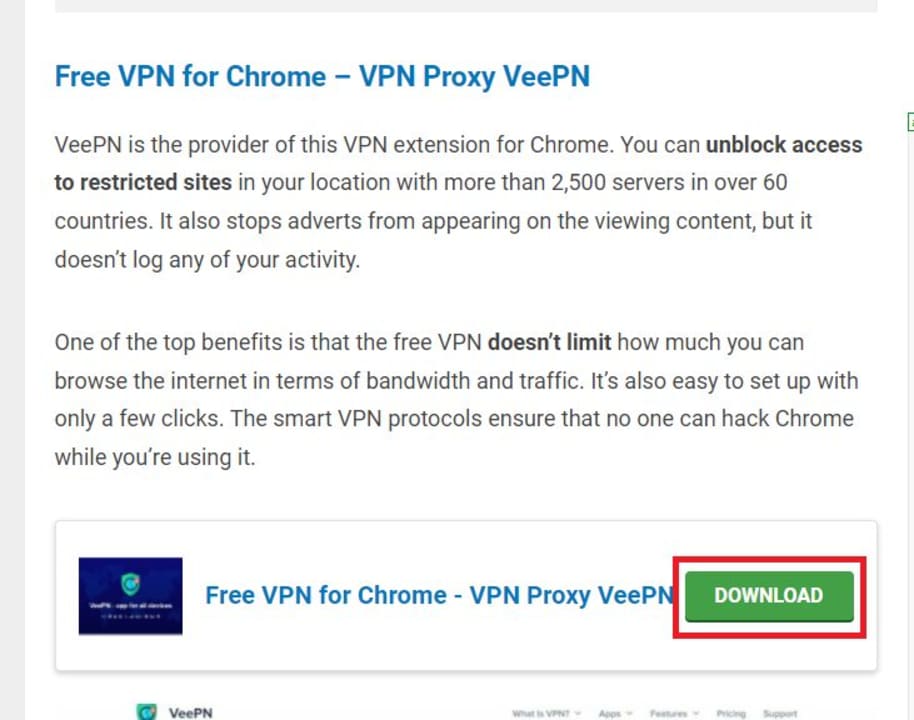 How to use the Free VPN extension