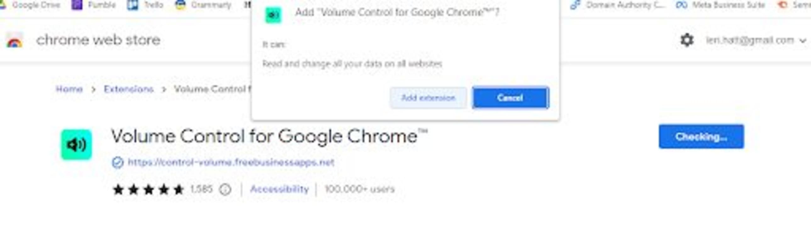 How to use the Volume Control for Google Chrome