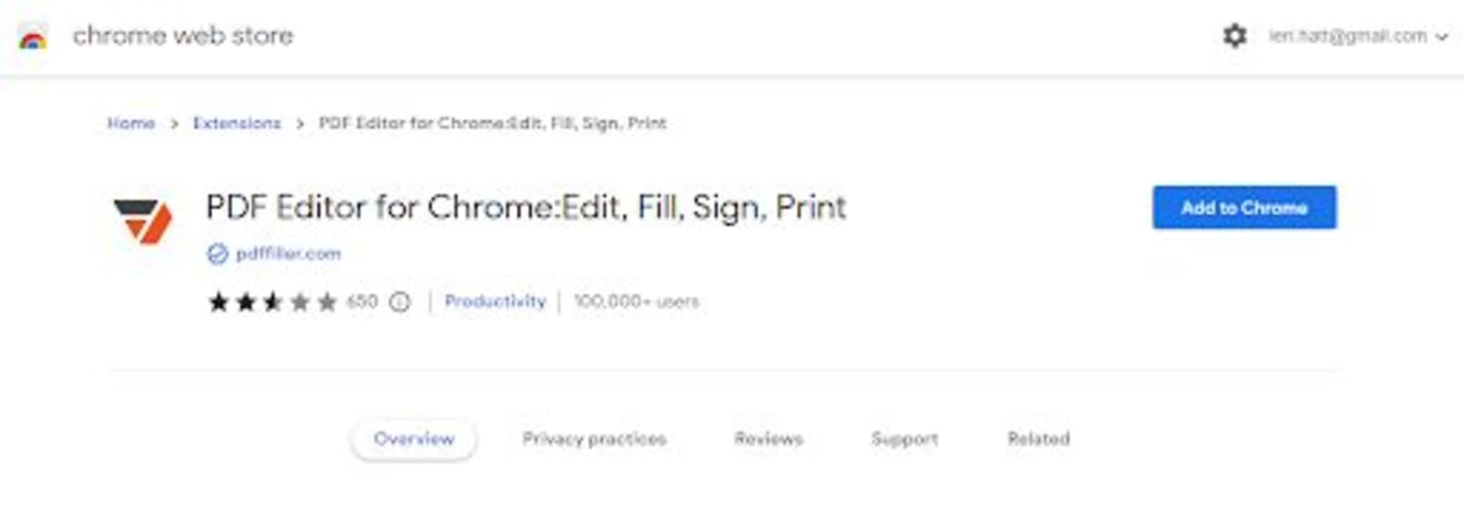 PDF Editor for Chrome Edit, Fill, Sign, Print