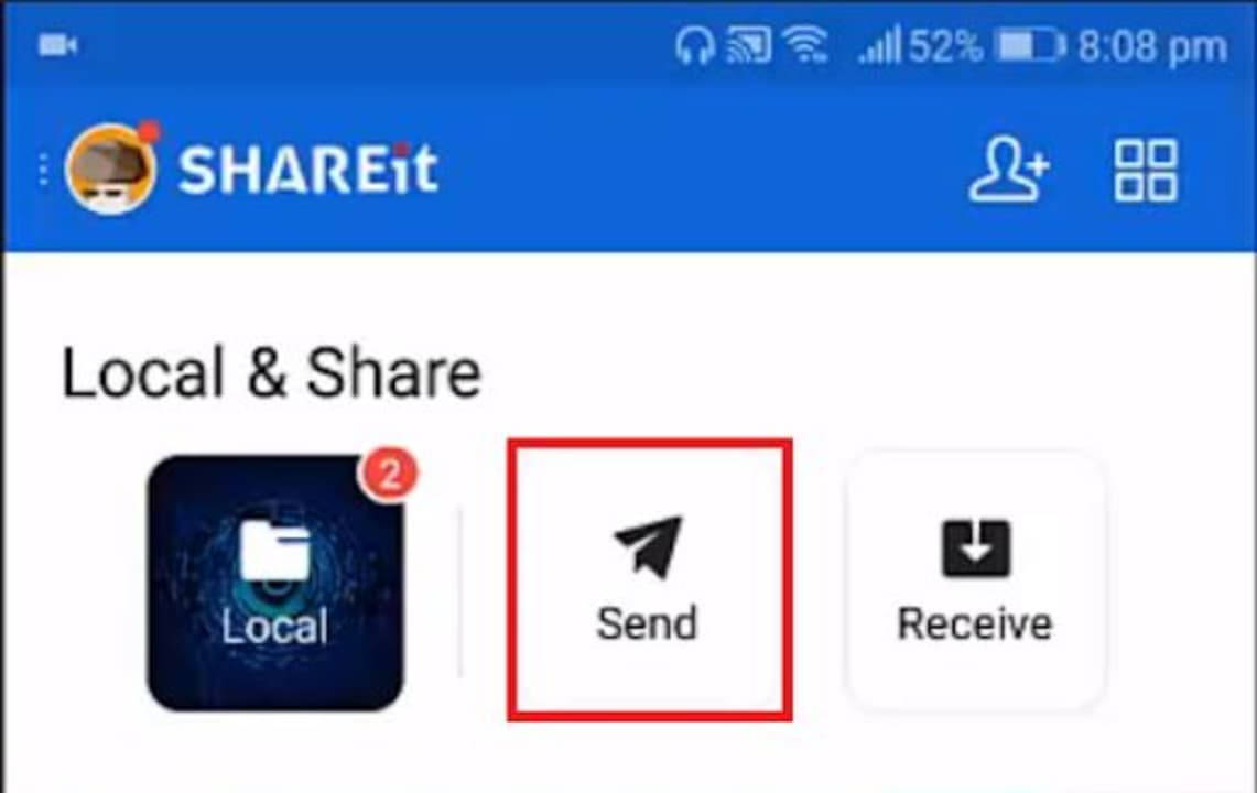 Transfer Files From Android to iPhone Using SHAREit