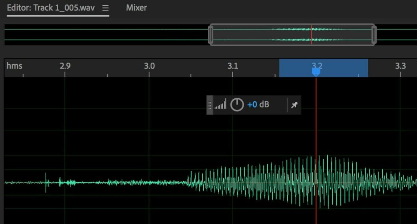 Rely on the waveform to set your marker a few frames ahead of the upbeat