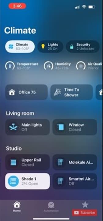 First view - How to use the iOS 16 improved Home app