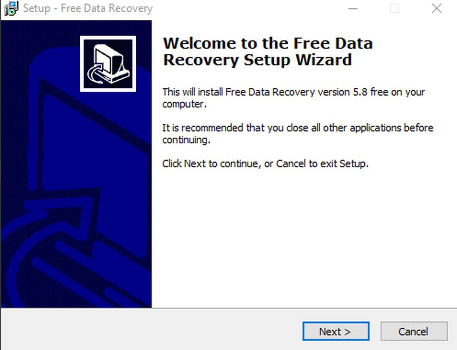This installation wizard will set up the app on your PC