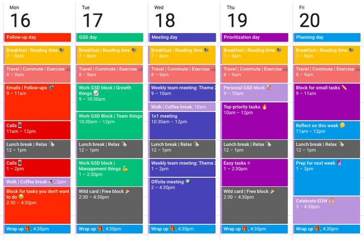 Color-coded categories on Google Calendar help you stay organized - Softonic