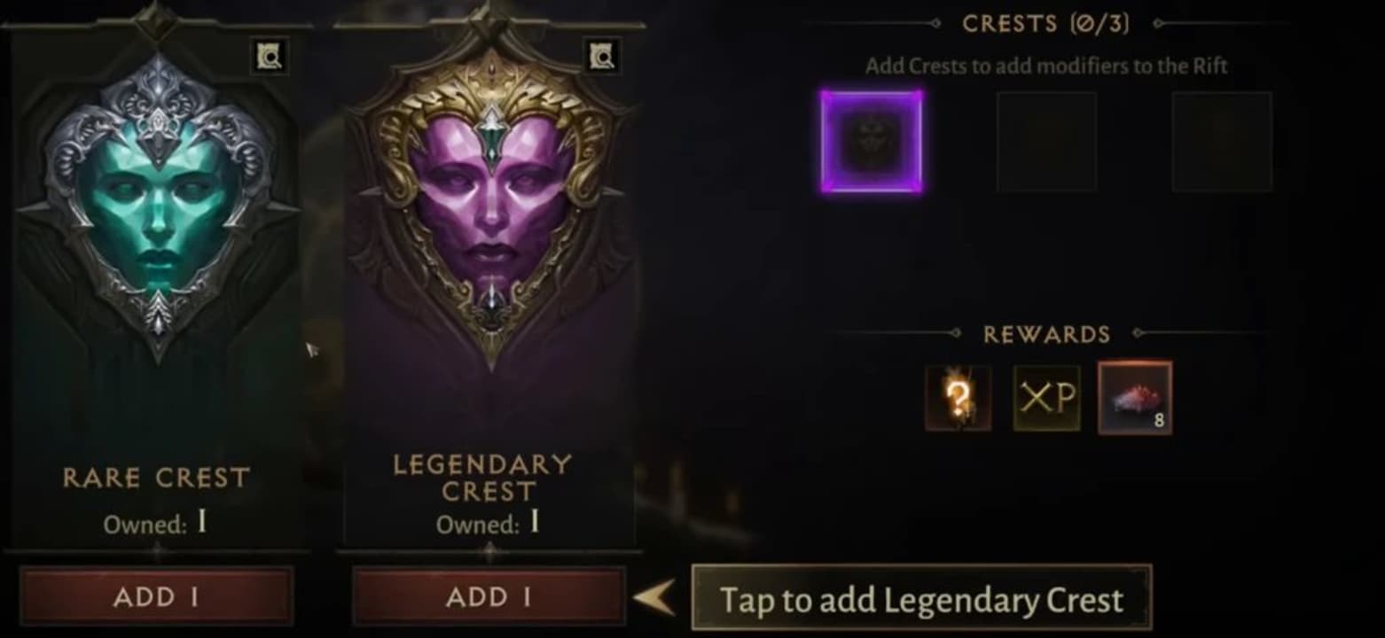 Diablo Immortal crests are changing for the better 