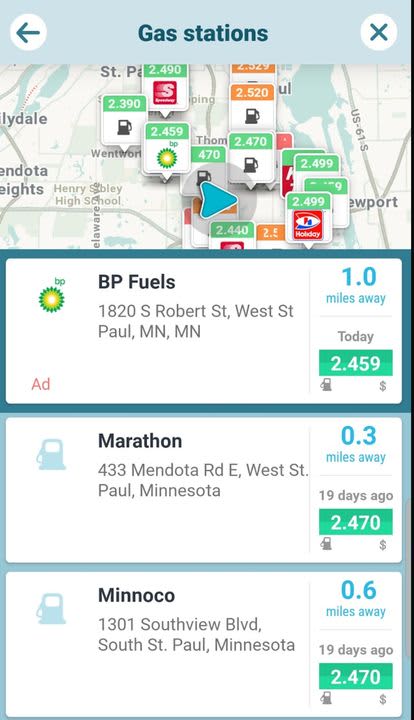 Find the best gas price in your area