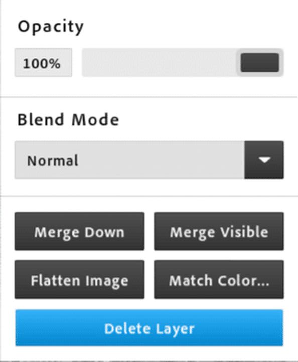 The final step is to organize your layers before merging and blending them into one compressed file